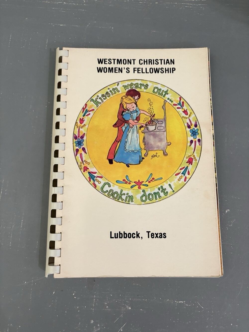 Vintage 1978 Church Cookbook Westmont Christian Women’s Fellowship